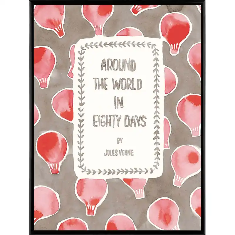 Aanbieding Stampa incorniciata immagine Around World 20x25 cm