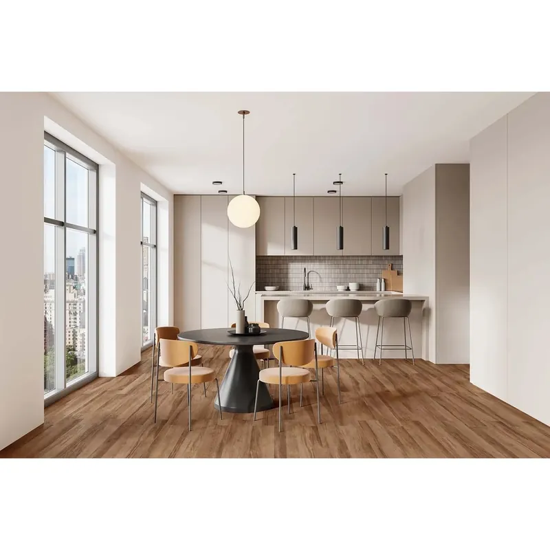 Piastrella in gres porcellanato Ea-Hickory marrone 20x119,8 cm 1,2 m² Laatste Versie