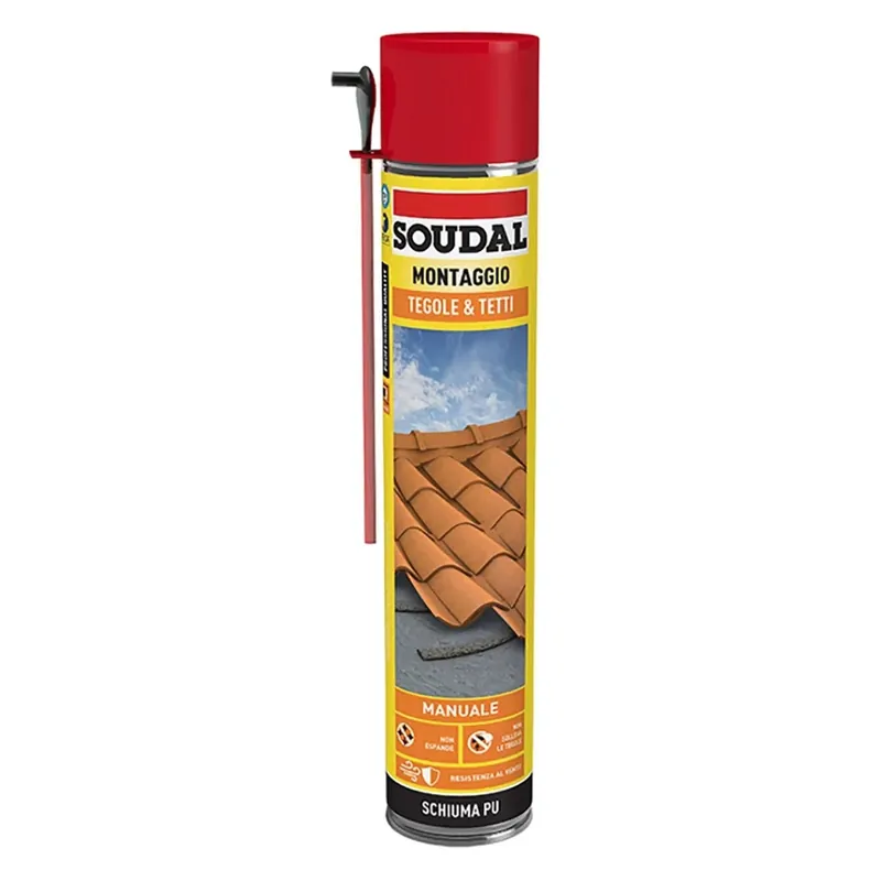 Schiuma poliuretanica montaggio tegole e tetti manuale 750 ml Must-Have