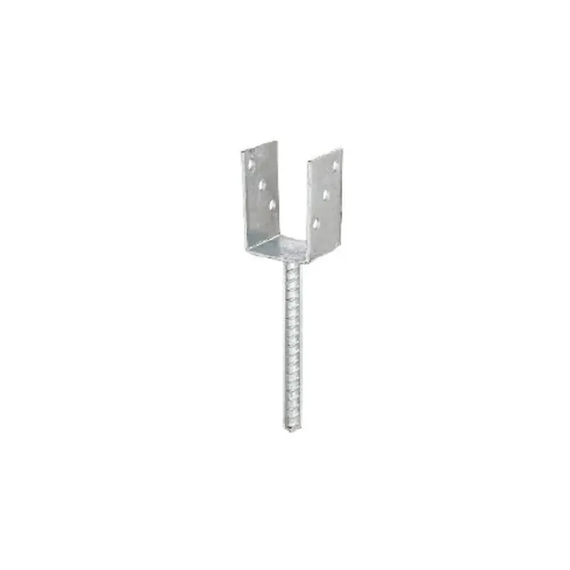 Dagaanbieding Staffa porta palo ad U zincata 100x91x200 mm