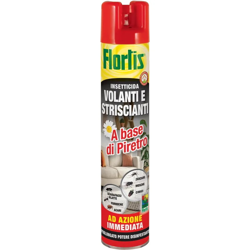 Insetticida spray Flortis per volanti e striscianti 500 ml Lage Prijs