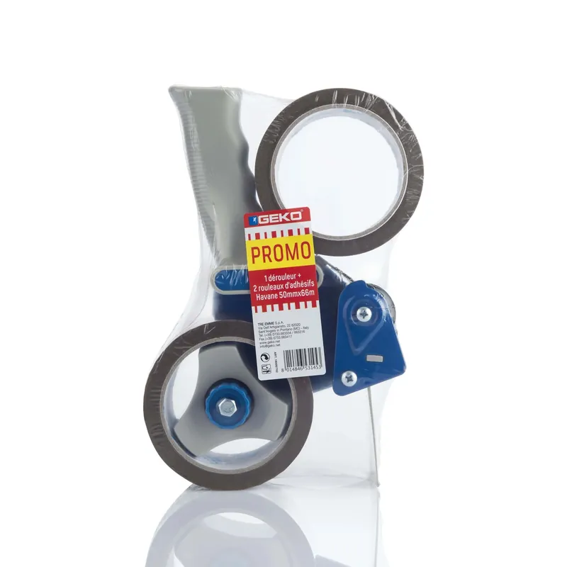 Nastro adesivo da imballaggio Noise Avana 50 mm x 66 m Avana set 2 pz + dispense Tijdelijk Beschikbaar