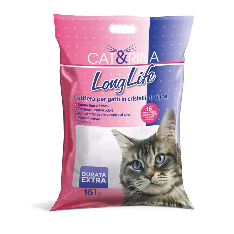 Koop Vandaag Lettiera ai cristalli di silicio Cat&Rina 16 l