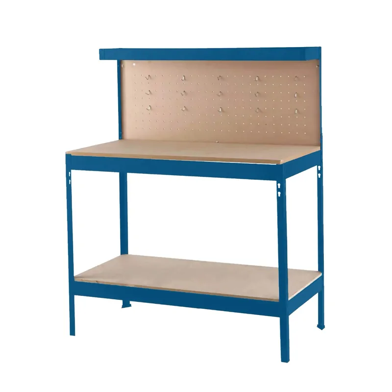 Banco da lavoro con pannello portautensili 90 x 48 x h 140 cm Bestseller