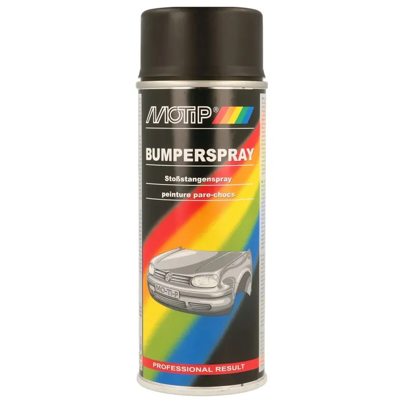 Weekendaanbieding Vernice spray per paraurti e parti in plastica nera Motip 400 ml