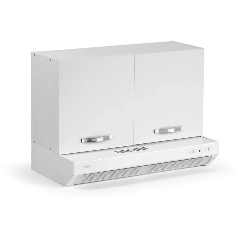 Pensile cucina sopra cappa 2 ante 90 cm bianco frassinato Tijdelijk Beschikbaar