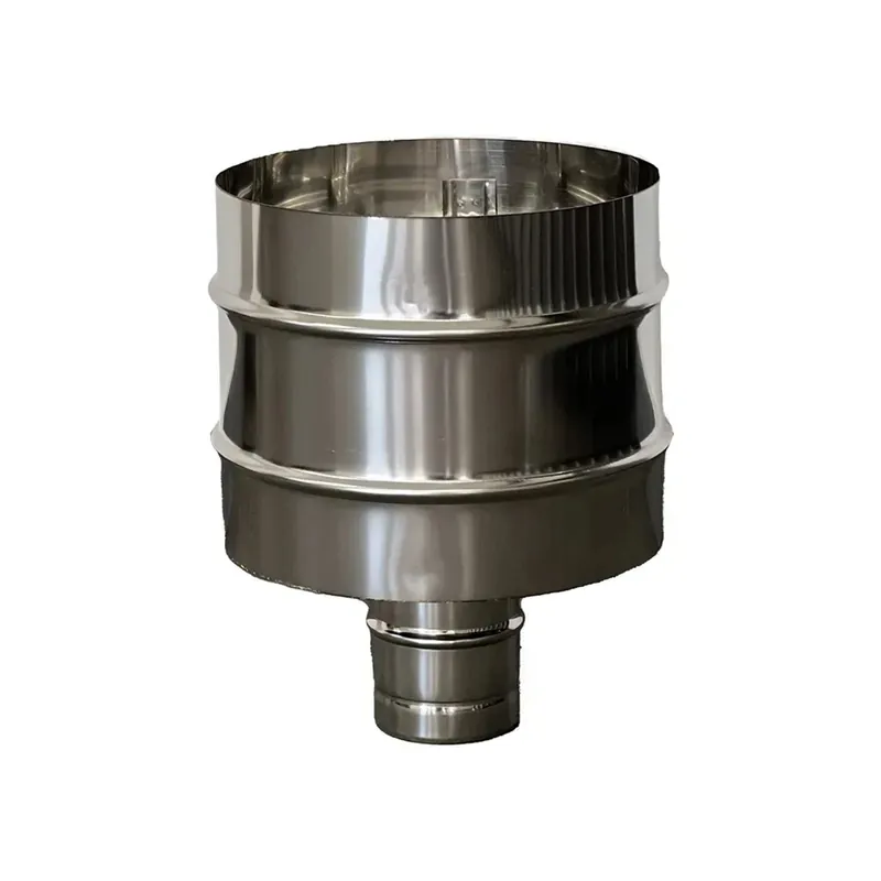 Finale Uitverkoop Comignolo antivento antipioggia tondo inox AISI 304 Ø 100 mm