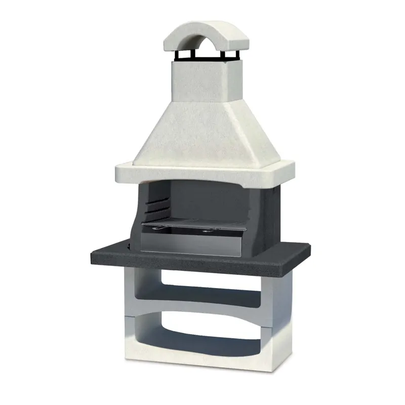 Barbecue in muratura Salamanca con parafiamma Inox e griglia 77x45 cm Beste Prijs