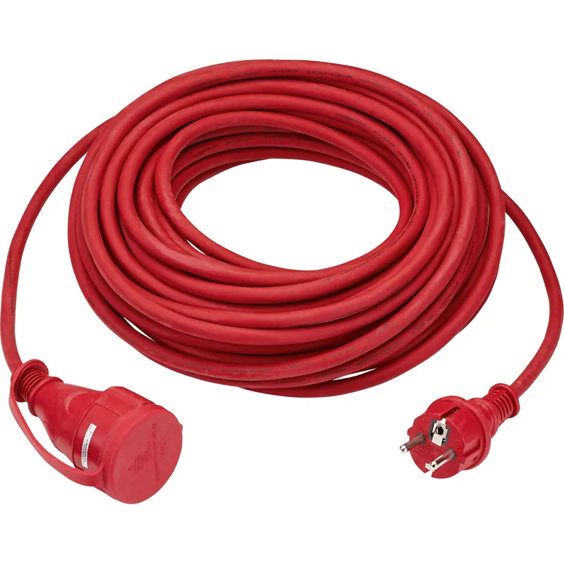 Flitsaanbieding Cavo di prolunga H05RR-F 3G1,5 20 m Rosso