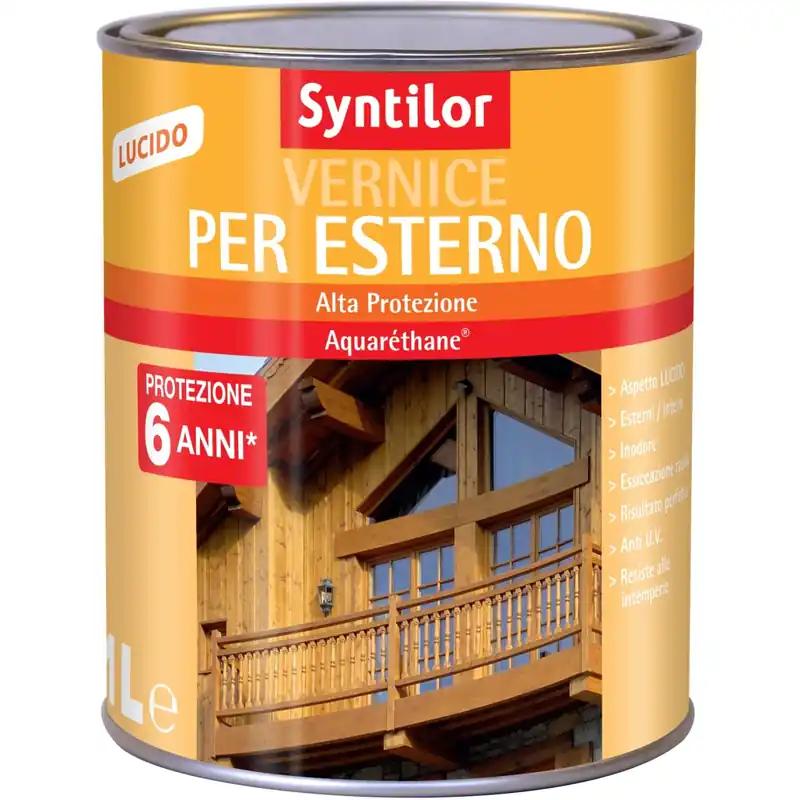 Fabrieksprijs Vernice per esterno effetto lucido teck 1 l