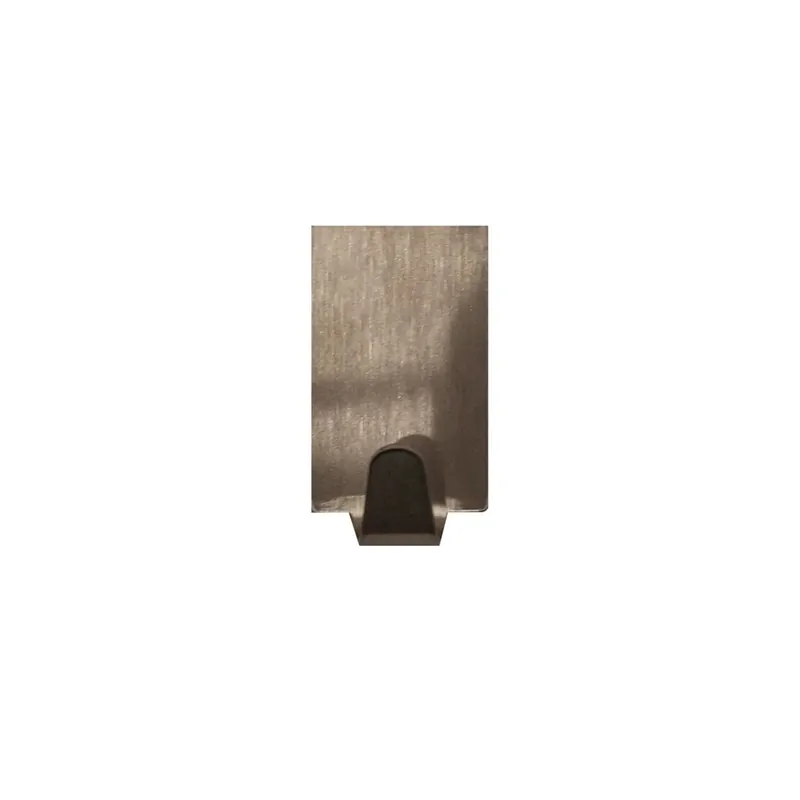 Ganci adesivi in acciaio rettangolari 3,5 x 1,7 x 1,5 cm 4 pezzi Beste Prijs