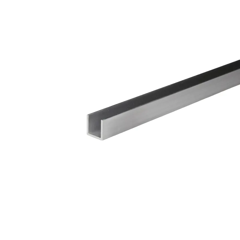 Koop Vandaag Canalina U 1 m 10x15 mm alluminio naturale