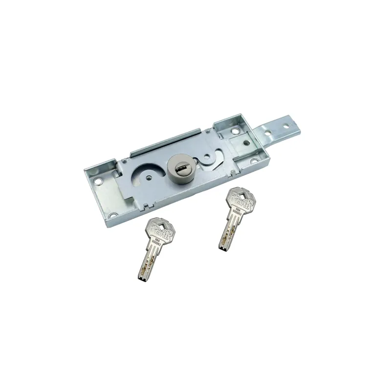 Beperkte Voorraad Serratura per serranda destra con cilindro di sicurezza Ø 25 mm
