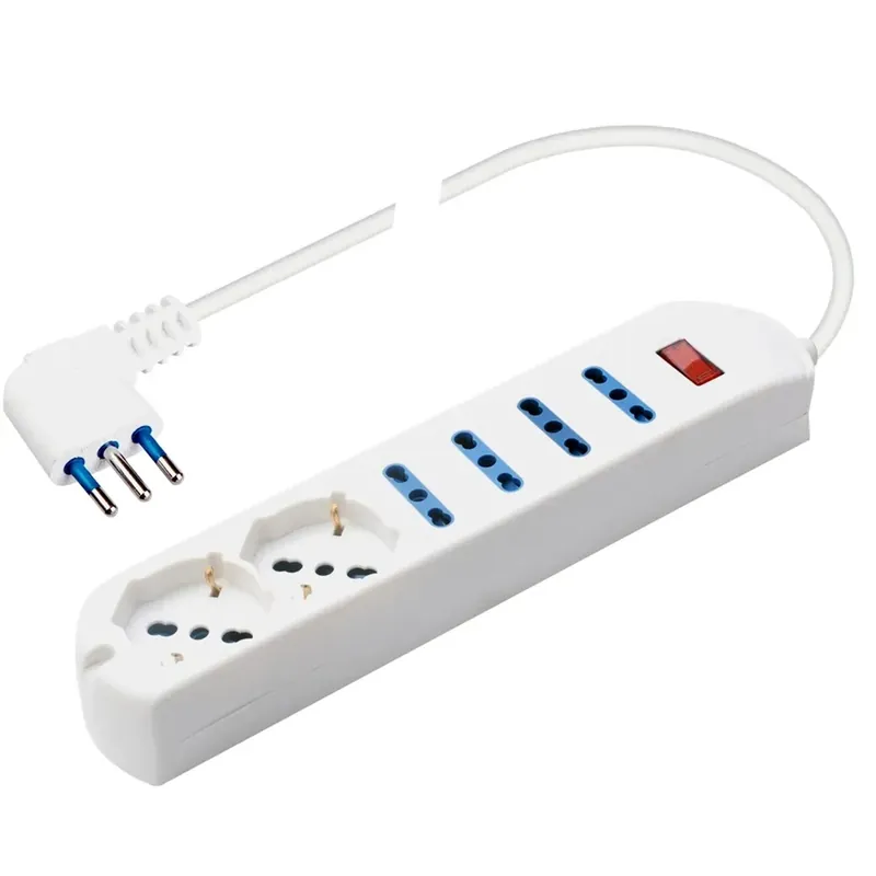 Direct Beschikbaar Multipresa 4 prese 10/16 A + 2 presa tedesca SP 10 A