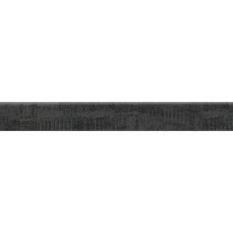 Dagaanbieding Battiscopa in gres porcellanato Trame Antracite 7,5x61 cm