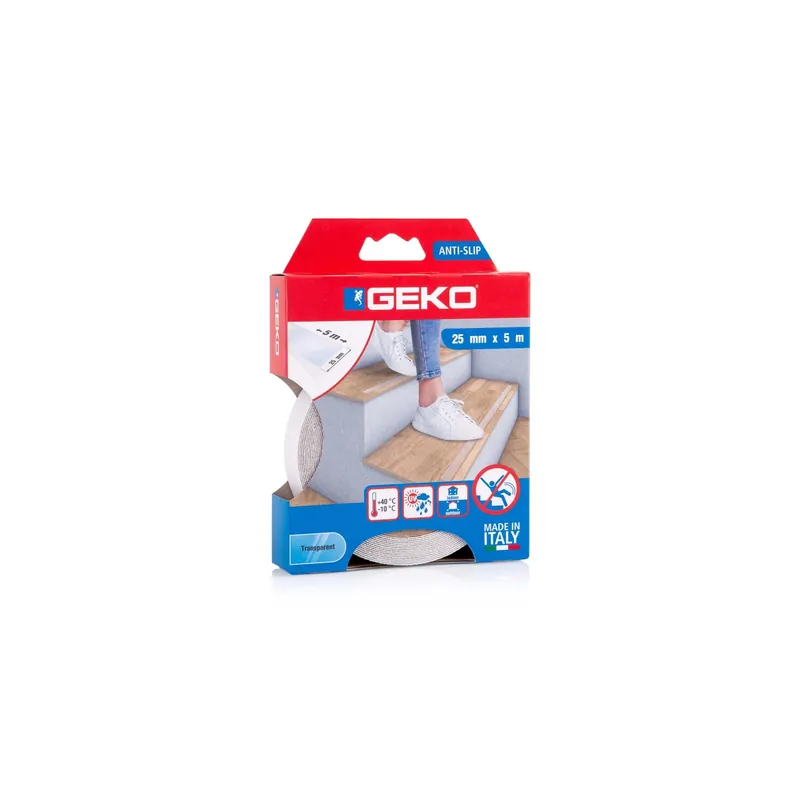Lage Kosten Nastro adesivo antiscivolo 25 mm x 5 m trasparente