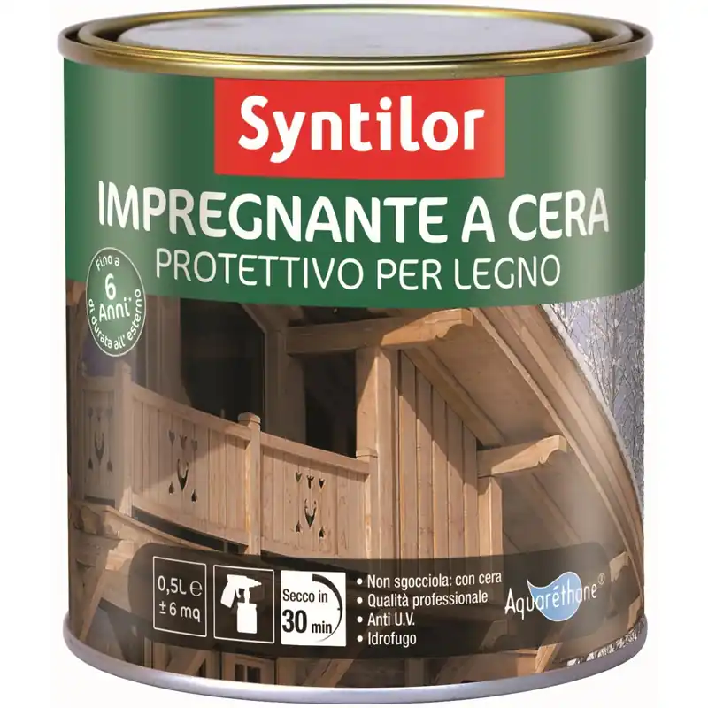 Merkproduct Impregnante per legno a cera effetto noce scuro 0,5 l
