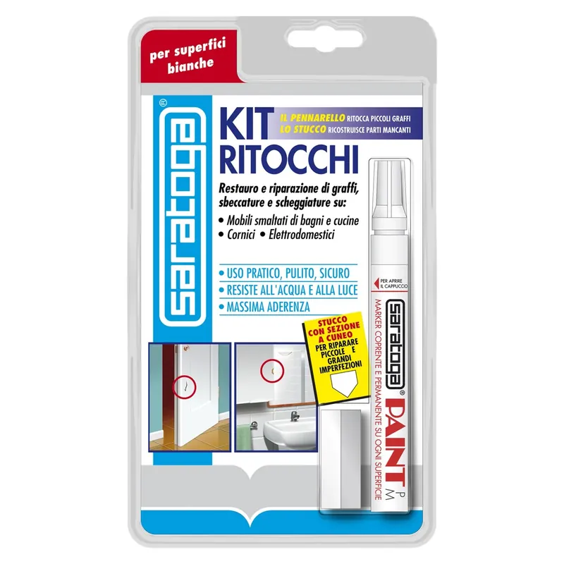 Rechtstreeks Van De Fabrikant Kit per ritocchi Saratoga bianco
