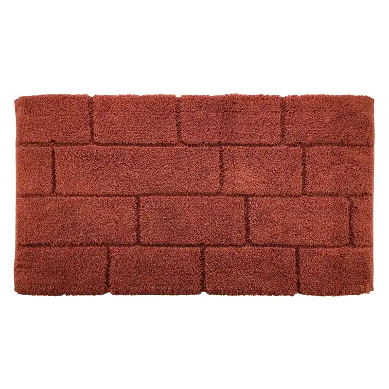 Lage Prijs Tappeto in cotone 55x100 cm terracotta