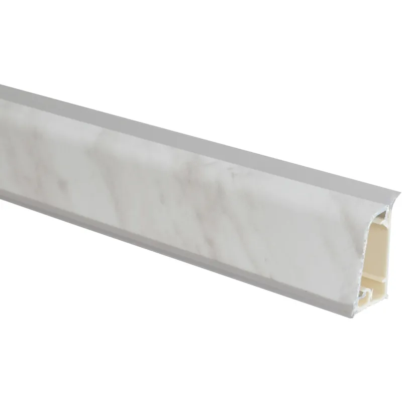 Alzatina per cucina in alluminio rivestita marmo 1 m Snelle Levering