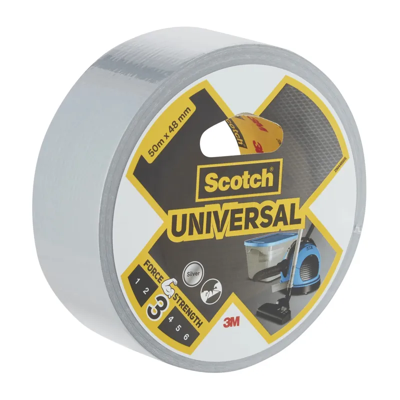 Nastro adesivo multiuso Scotch® Universal 48 mm x 50 m argento Laatste Versie