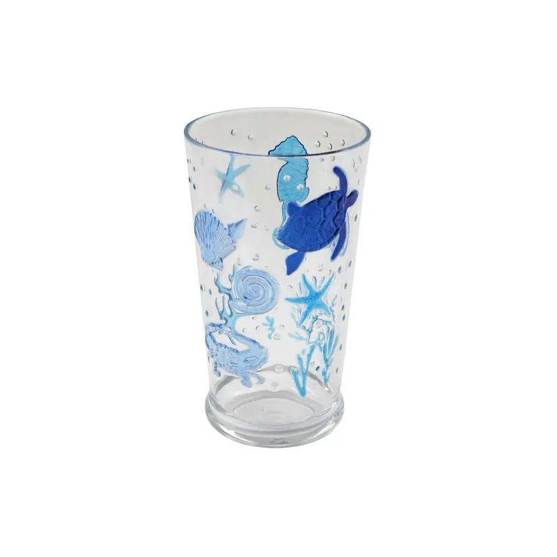 Lage Prijs Bicchiere di plastica grande stile marino 650 ml
