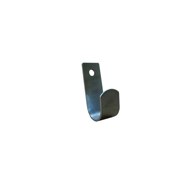 Gancio da muro piatto zincato inossidabile 2,4x1,4x4,1 cm Laatste Versie