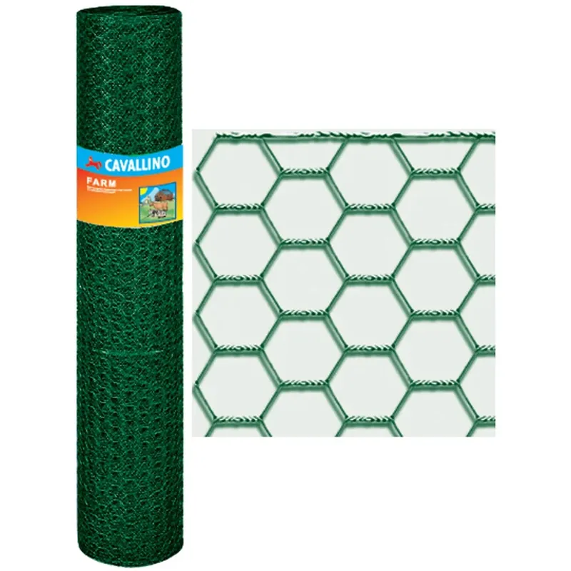 Veilige Betaling Rete plastificata 10x0,5 m verde
