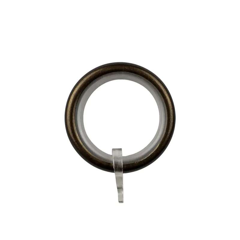 Anello in ferro per bastone tenda bronzo 27 mm 8 pz Beperkt Aanbod