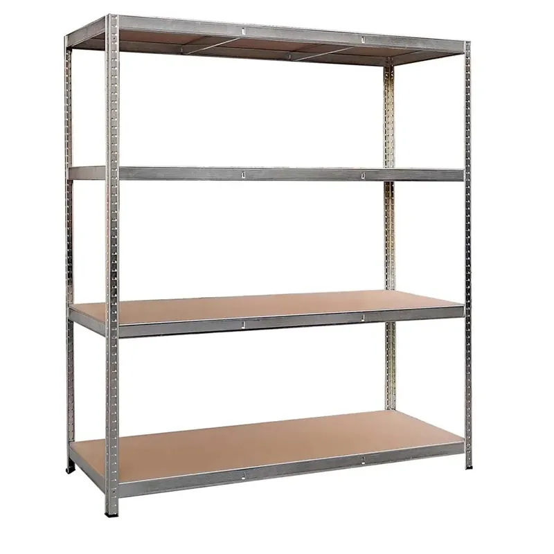 Bestseller OBI Scaffale in acciaio zincato e legno 4 ripiani 180x160x60 cm