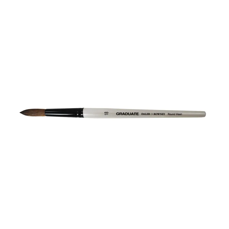 Koop Online Pennello tondo Daler-Rowney Graduate pony e fibre sintetiche 18