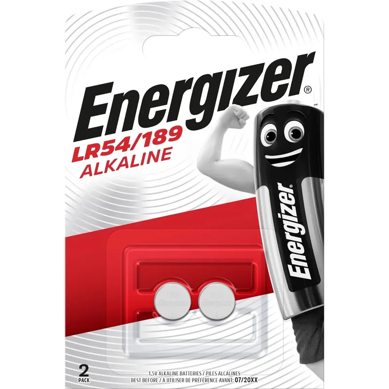 Aanbieding Batterie a bottone alcaline Energizer LR54/189 ALKALINE 1,5 V 2 pz
