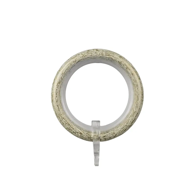 Anello in ferro per bastone tenda avorio e oro 27 mm 8 pz Seizoensaanbieding