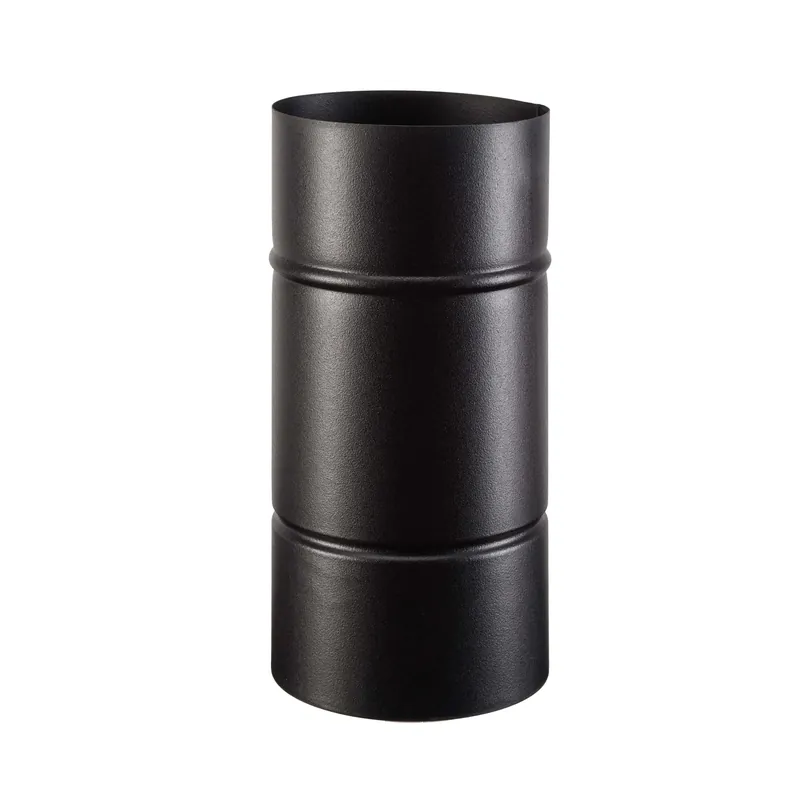 Tubo smaltato lineare porcellanato nero opaco L 25 cm Ø 15 cm Favoriet