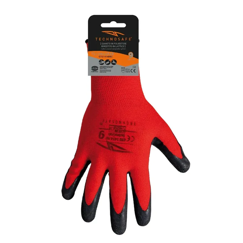 Betaalbaar Guanti da lavoro Technograb rosso/nero tg 9