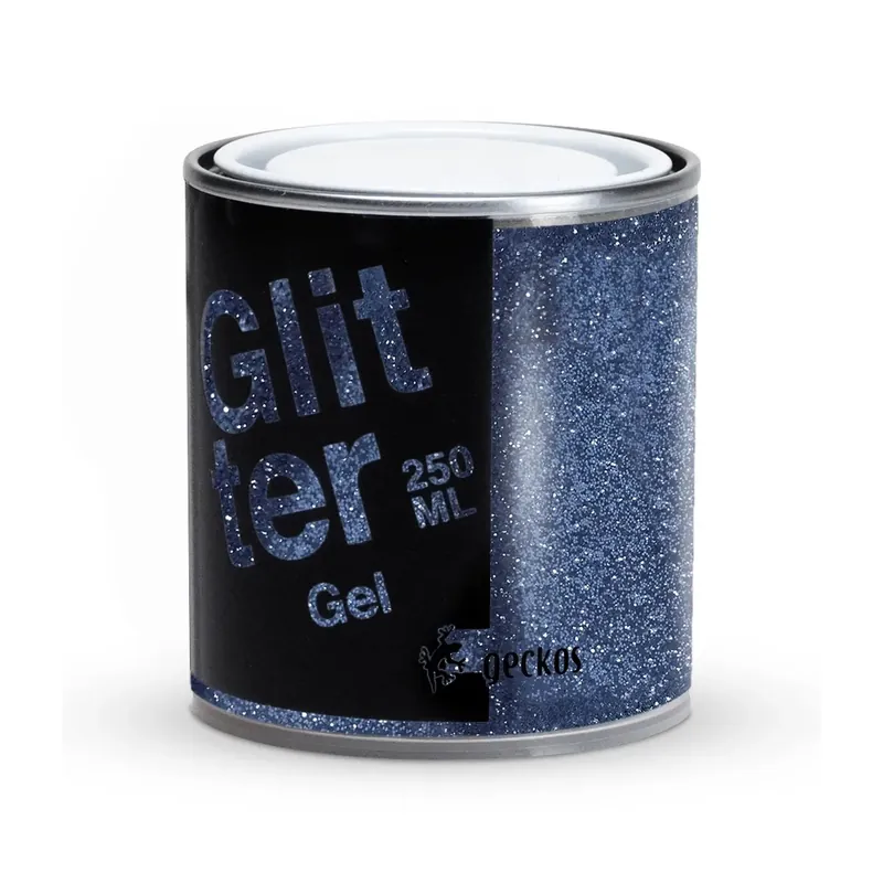 Direct Beschikbaar Glitter in gel Blu 250 ml