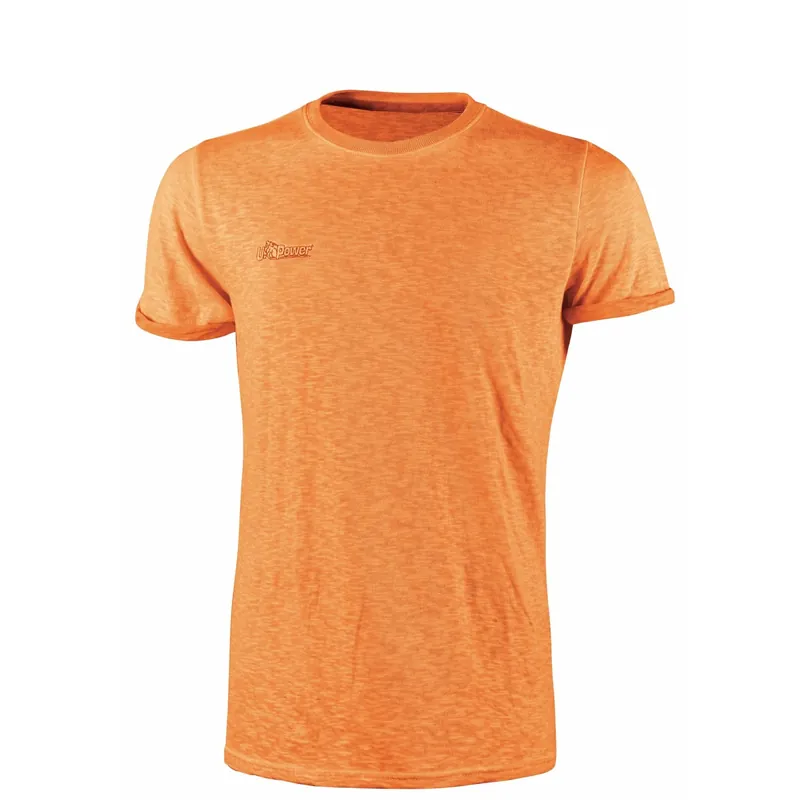 Hoge Kwaliteit T-shirt da lavoro slim fit arancione tg. M