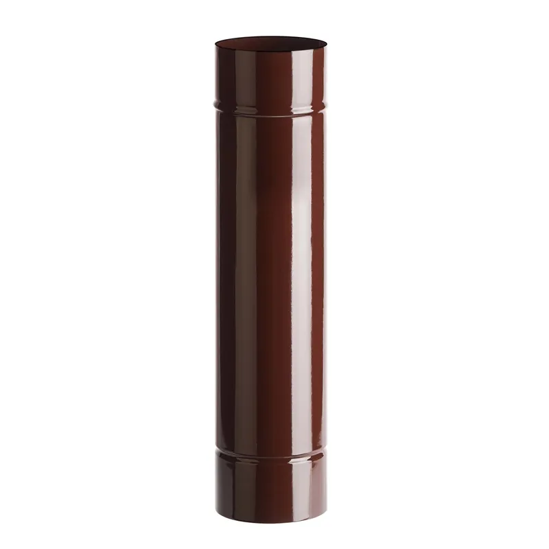 Aanbieding Tubo smaltato lineare porcellanato marrone L 50 cm Ø 10 cm