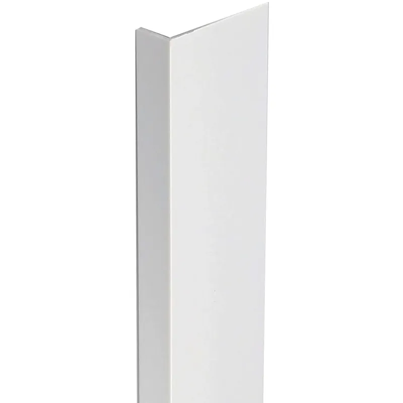 Profilo angolare a L 1 m 30x20x3 mm in pvc bianco opaco Beperkte Voorraad