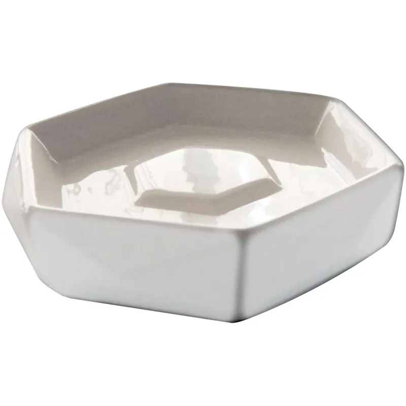 Bestel Nu Portasapone bagno Dalia in ceramica bianco