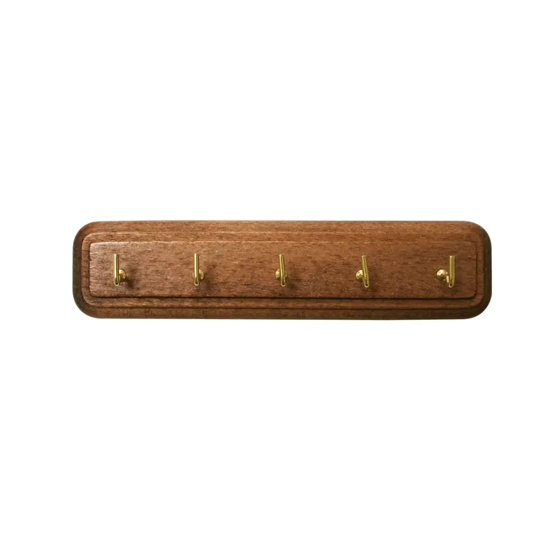 Appendiabiti legno 5 posti tinto noce Speciale Aanbieding