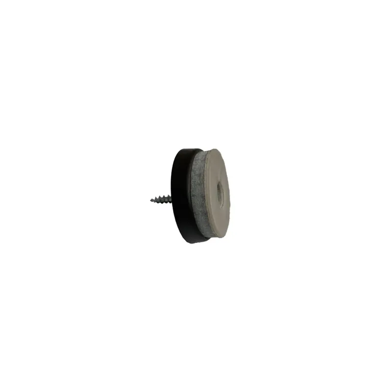 Sottosedia con feltro teflon e vite Ø 20 mm confezione 2 pezzi Op = Op
