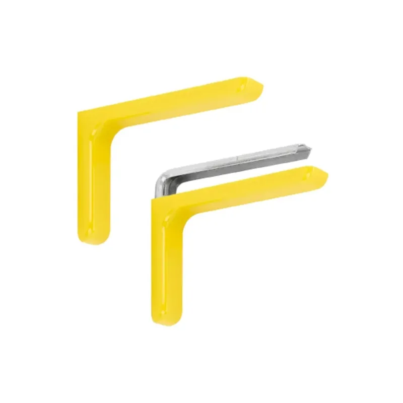 Goedkoop Reggimensola acciaio con copertura gialla 240 x 140 x 35 mm
