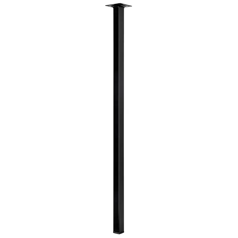 Bestel Nu Gamba del tavolo Hettich colore nero 25x25x700 mm