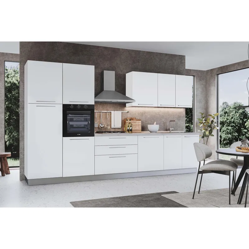 Shop Nu Cucina completa Iris 360 cm dx bianco opaco