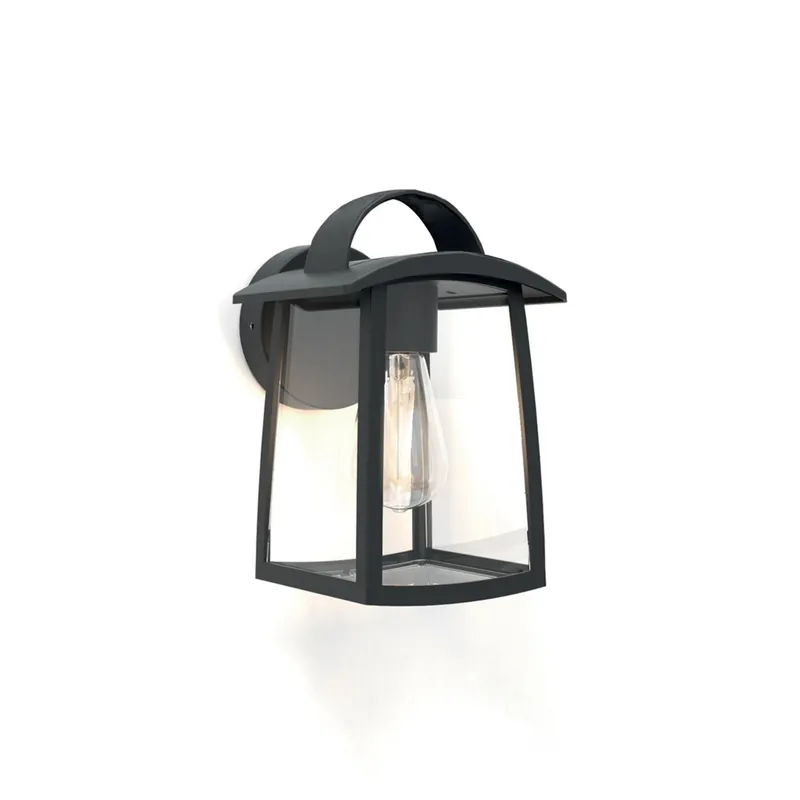 Kelsey applique da esterno E27 nero 40 W 18,5 x 26,5 x 17 cm Rechtstreeks Van De Fabrikant