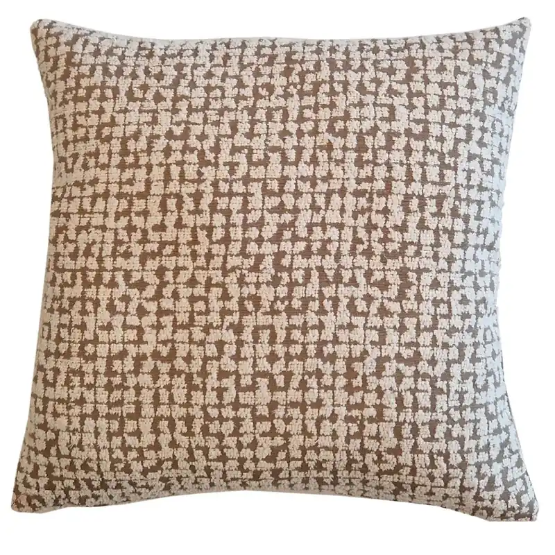 Must-Have Cuscino arredo Doha Marrone chiaro-bianco 42x42 cm