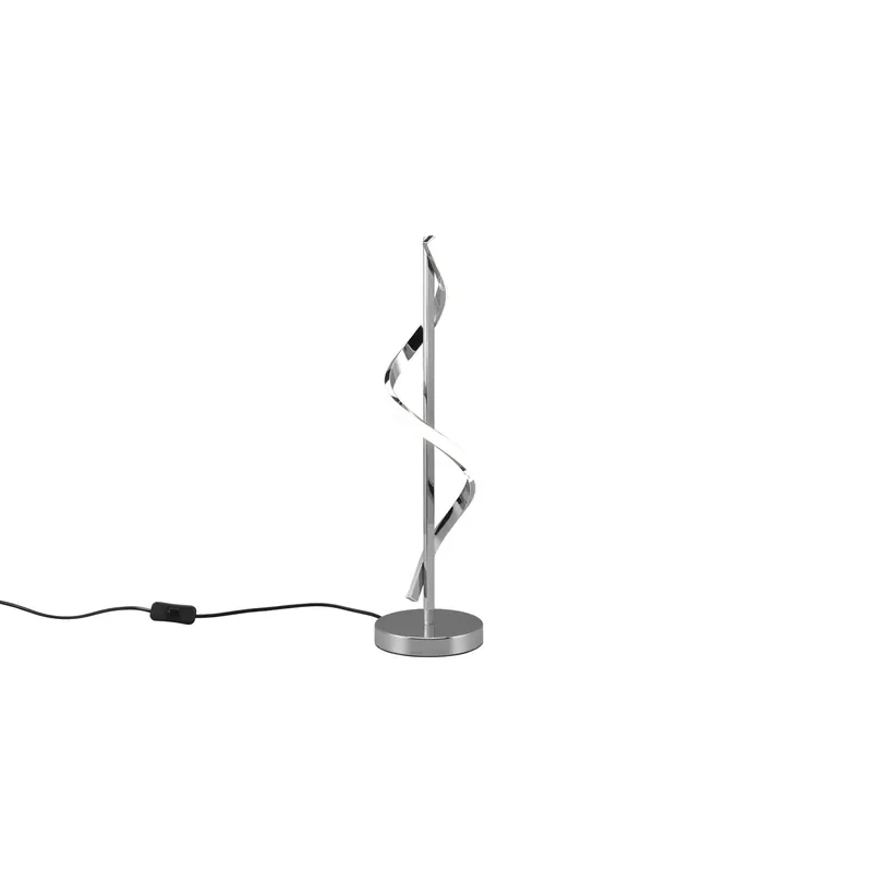 Flitsaanbieding Lampada da tavolo LED Isabel 950 lm bianco neutro 56x15 cm cromo