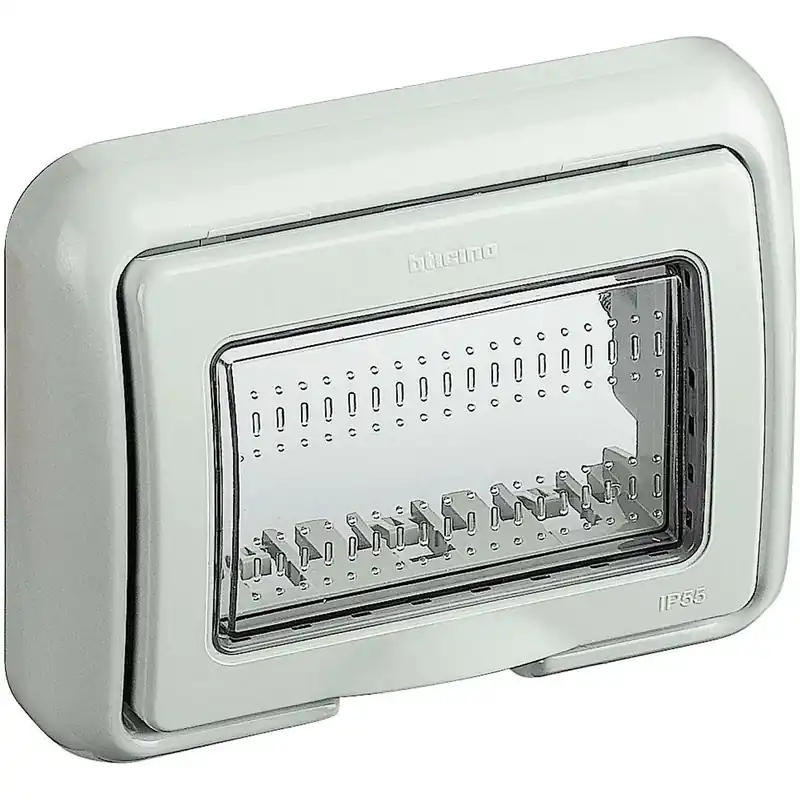 Koop Vandaag Coperchio BTicino Idrobox per scatola 503E IP55 3 moduli