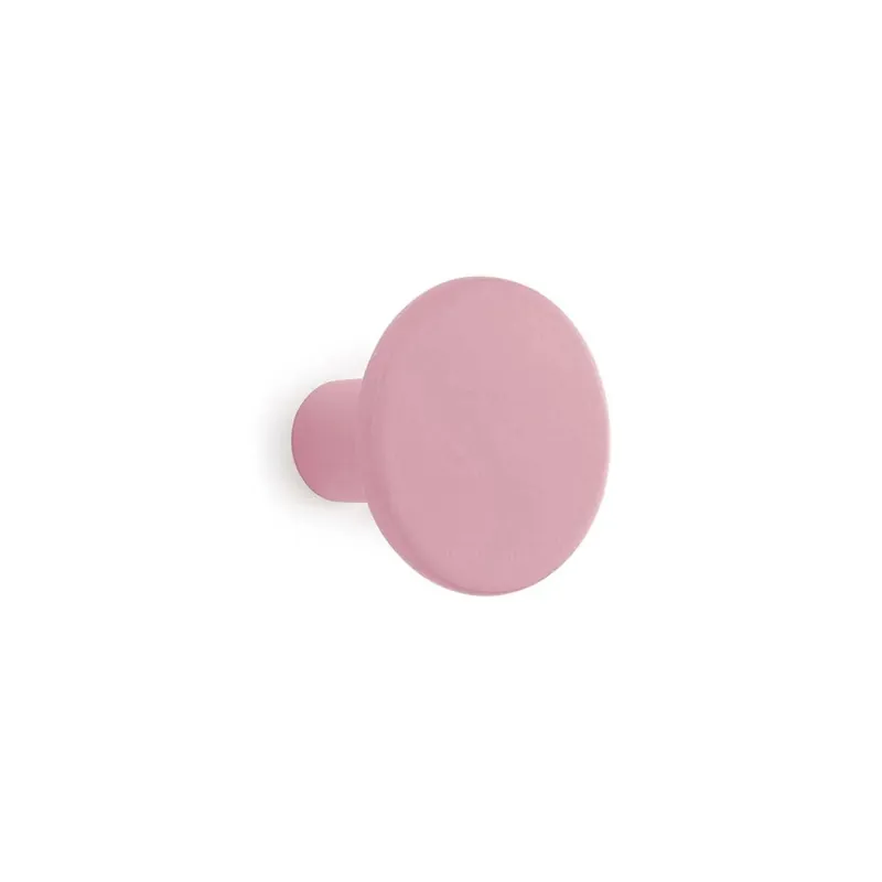 Shop Nu Gancio in poliresina rotondo colore rosa diametro 8 cm